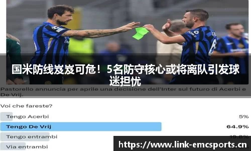 国米防线岌岌可危！5名防守核心或将离队引发球迷担忧